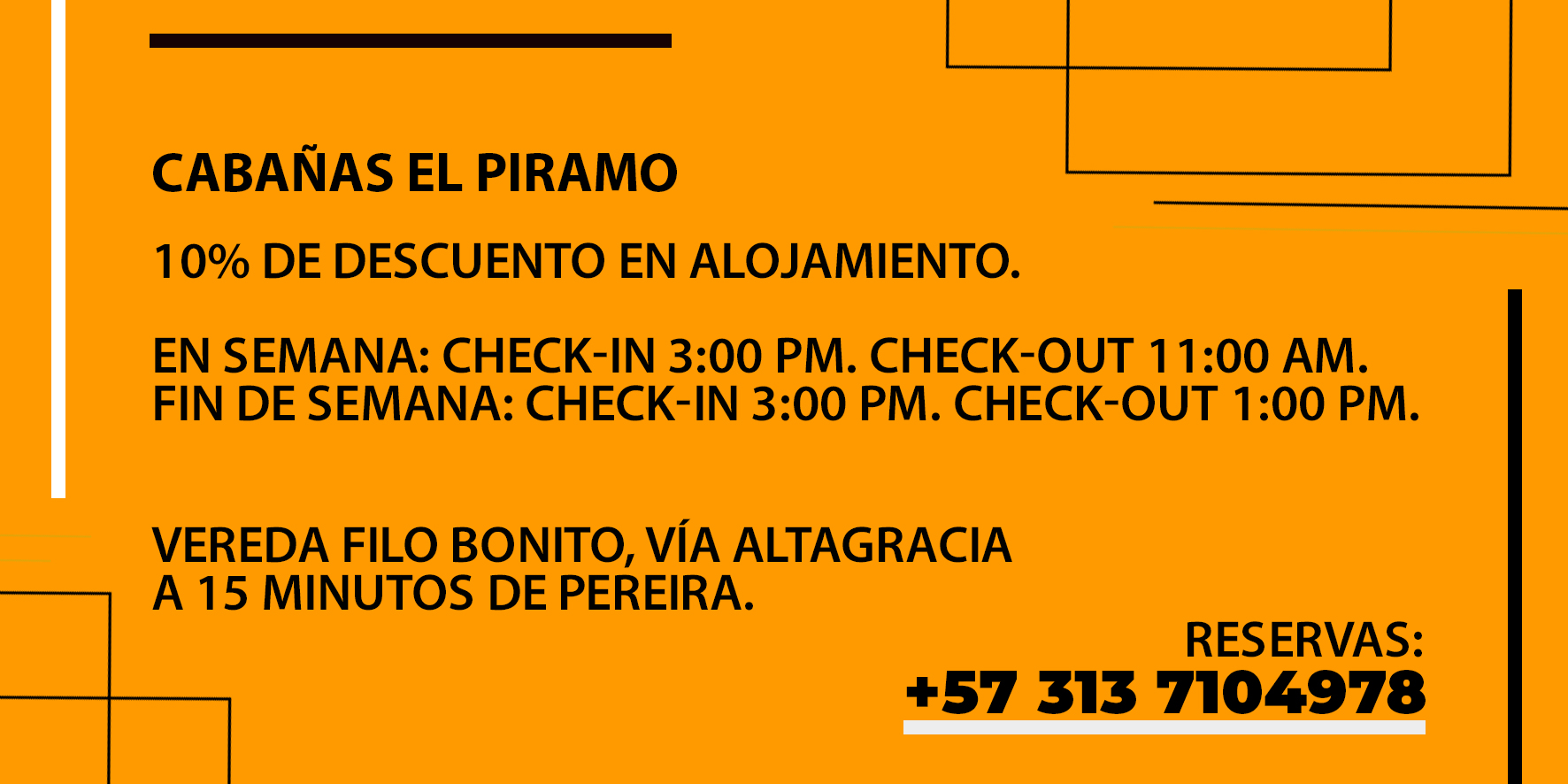 CabañasElPiramo Info